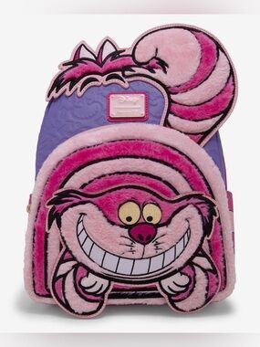NWT Loungefly Disney Alice In Wonderland Cheshire Cat mini backpack